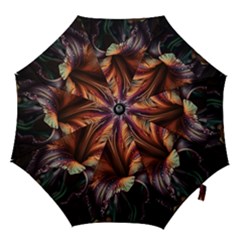 Flower Orange Lilly Hook Handle Umbrellas (small) by Ndabl3x