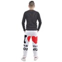 I love vanilla donut Men s Jogger Sweatpants View2