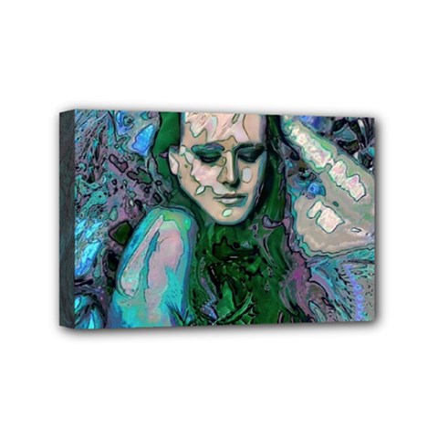 Alphonse Woman Mini Canvas 6  X 4  (stretched) by MRNStudios