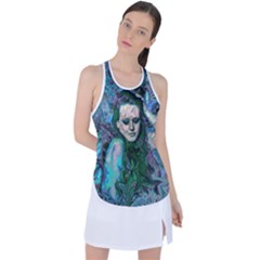 Alphonse Woman Racer Back Mesh Tank Top by MRNStudios