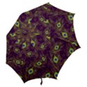 Peacock Feathers Pattern Hook Handle Umbrellas (Large) View2