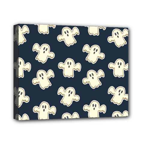Hand-drawn-ghost-pattern Canvas 10  X 8  (stretched) by uniart180623