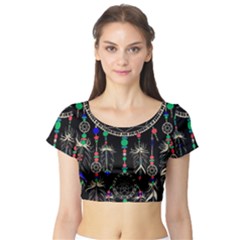 Dreamcatcher Magic Magical Short Sleeve Crop Top