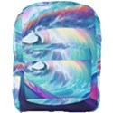 Waves Ocean Sea Tsunami Nautical Nature Water Full Print Backpack View1