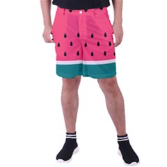 Watermelon Fruit Pattern Men s Pocket Shorts by uniart180623