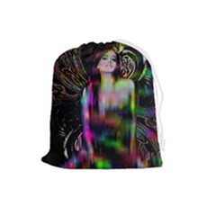 Festive Freak Drawstring Pouch (large) by MRNStudios