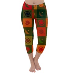 Space Pattern Multicolour Capri Winter Leggings  by Simbadda