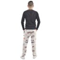 Pug-dog-cat-with-bone-fish-bones-paw-prints-ball-seamless-pattern-vector-background Men s Jogger Sweatpants View2