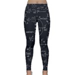 Mathematical-seamless-pattern-with-geometric-shapes-formulas Lightweight Velour Classic Yoga Leggings