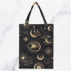 Asian Seamless Pattern With Clouds Moon Sun Stars Vector Collection Oriental Chinese Japanese Korean Classic Tote Bag by Bangk1t