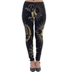 Asian-set With Clouds Moon-sun Stars Vector Collection Oriental Chinese Japanese Korean Style Lightweight Velour Leggings