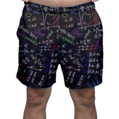 Mathematics  Physics Maths Math Pattern Men s Shorts by Grandong