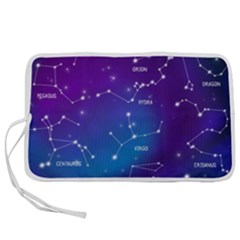 Realistic Night Sky With Constellations Pen Storage Case (l) by Cowasu