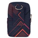 Gradient-geometric-shapes-dark-background-design Belt Pouch Bag (Small) View2