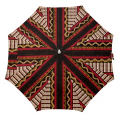 Textile Pattern Abstract Fabric Straight Umbrellas by pakminggu