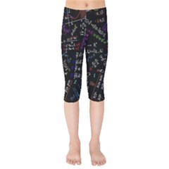 Mathematics  Physics Maths Math Pattern Kids  Capri Leggings  by pakminggu