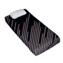Abstract Diagonal Striped Lines Pattern Fitted Sheet (Single Size) View2