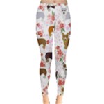 Corgis Corgi Pattern Inside Out Leggings
