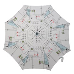 Circuits-electronics-atmel Hook Handle Umbrellas (large) by Cowasu