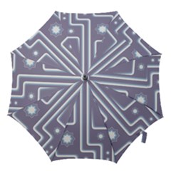 Pattern-non-seamless-background Hook Handle Umbrellas (large)