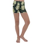 Frog pattern Kids  Lightweight Velour Yoga Shorts