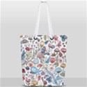 Mushroom pattern Full Print Rope Handle Tote (Small) View2