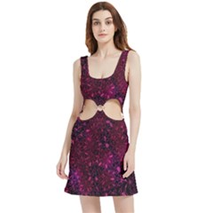 Retro-02 Velour Cutout Dress