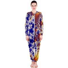 Psychedelic Colorful Abstract Trippy Fractal Mandelbrot Set Onepiece Jumpsuit (ladies) by Bedest