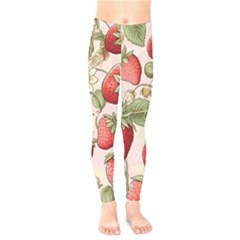 Strawberry Fruit Kids  Leggings by Bedest