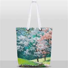 Anime Scenery Landscape Full Print Rope Handle Tote (small) by Sarkoni
