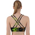 Machine Technology Circuit Electronic Computer Technics Detail Psychedelic Abstract Pattern Back Weave Sports Bra View2