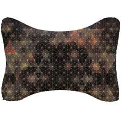 Abstract Psychedelic Geometry Andy Gilmore Sacred Seat Head Rest Cushion by Sarkoni