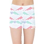 Halloween Pattern Kids  Sports Shorts
