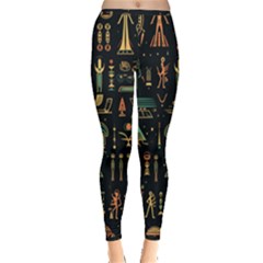 Hieroglyphs Space Inside Out Leggings