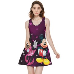 Cartoons, Disney, Mickey Mouse, Minnie Inside Out Reversible Sleeveless Dress