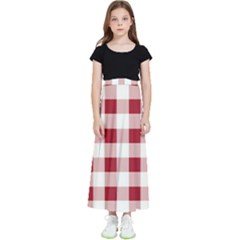 Gingham - 4096x4096px - 300dpi14 Kids  Flared Maxi Skirt by EvgeniaEsenina