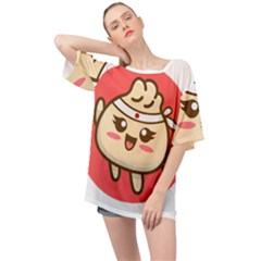 Bao T- Shirt Bao Down To Me   Dim Sum Pun T- Shirt Yoga Reflexion Pose T- Shirtyoga Reflexion Pose T- Shirt Oversized Chiffon Top by hizuto