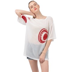 Candyuplanet T- Shirt1956 Ford Thunderbird T- Shirt Yoga Reflexion Pose T- Shirtyoga Reflexion Pose T- Shirt Oversized Chiffon Top by hizuto