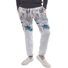 Venice T- Shirt Venice Voyage Art Digital Painting Watercolor Discovery T- Shirt Men s Jogger Sweatpants by ZUXUMI