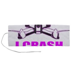Drone Racing Gift T- Shirt Distressed F P V Race Drone Racing Drone Racer Pattern Quote T- Shirt (2) Roll Up Canvas Pencil Holder (m) by ZUXUMI
