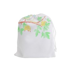 Bird Lover T- Shirtbird T- Shirt (23) Drawstring Pouch (large) by EnriqueJohnson