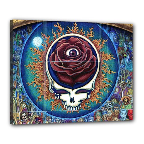 Grateful-dead-ahead-of-their-time Canvas 20  X 16  (stretched) by Sarkoni