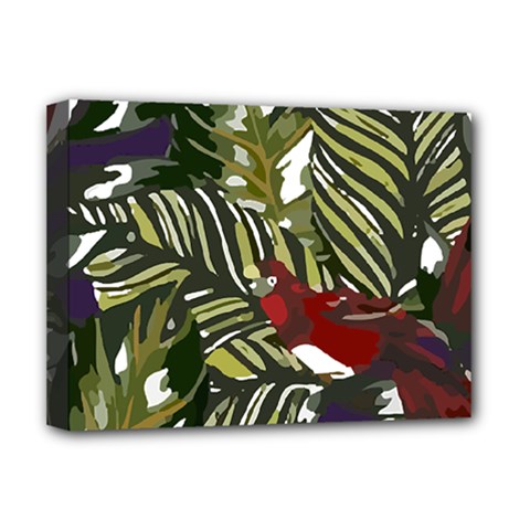 Hawaii T- Shirt Hawaii Pattern Garden T- Shirt Deluxe Canvas 16  X 12  (stretched)  by EnriqueJohnson