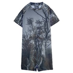 Nature s Resilience: Tierra Del Fuego Forest, Argentina Kids  Boyleg Half Suit Swimwear by dflcprintsclothing