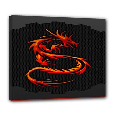 Dragon Deluxe Canvas 24  X 20  (stretched)