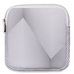 Background-pattern-stripe Mini Square Pouch by Ket1n9