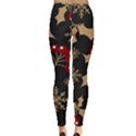 Christmas-pattern-with-snowflakes-berries Everyday Leggings  View2