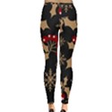 Christmas-pattern-with-snowflakes-berries Inside Out Leggings View2