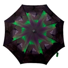 Aurora Northern Lights Celestial Magical Astronomy Hook Handle Umbrellas (large) by Grandong
