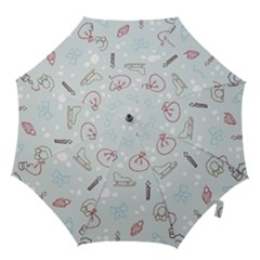 Winter Pattern Background Element Hook Handle Umbrellas (medium) by Pakjumat